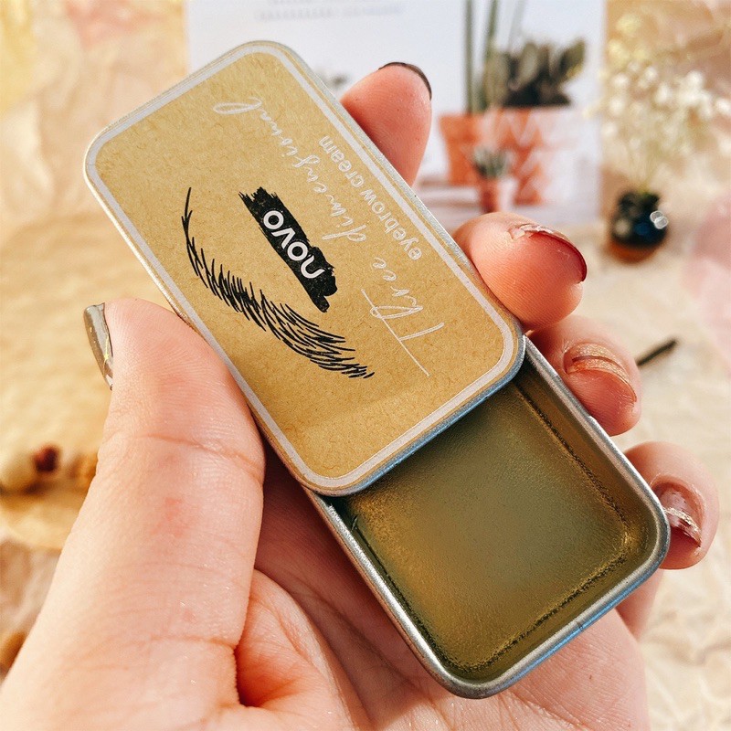 5364 (ใหม่/ของแท้) แถมแปรง แว็กซ์จัดแต่งทรงคิ้ว กันน้ำ ที่เขียนคิ้ว เจลคิ้ว เจลใส novo - รูปที่ 5