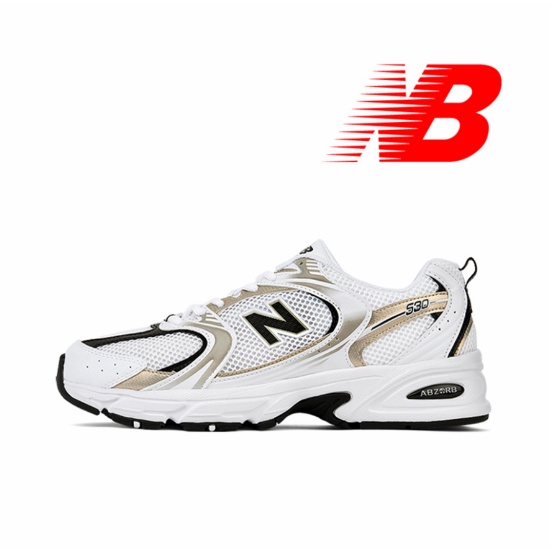 New Balance 530 Series สีขาวและดำ