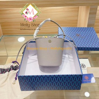 Tory Burch กระเป๋าทรงถัง กระเป๋าถือ พร้อมสายสะพายยาว กระเป๋าแฟชั่น กระเป๋าสะพายไหล่ กระเป๋าสะพายข้าง งานสวย ขนาดเล็ก