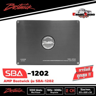 BOSTWICK SBA-1202  POWER AMP 2CH. กำลังขับ 1000W Bostwick SBA-1202-Channel High Performance Amplifier Max. Power 1000 W