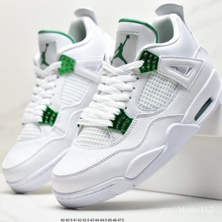 Air Jordan 4 "Pine Green" AJ4 Nike รองเท้าผ้าใบลําลอง แฟชั่นสําหรับผู้ชาย เหมาะกับการวิ่ง กลางแจ้ง