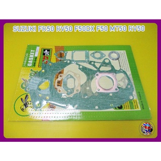 ปะเก็นเครื่อง ชุดใหญ่ - SUZUKI FR50 RV50 F50DX F50 MT50 RV50 GASKET COMPLETE SET