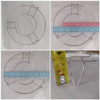 อุปกรณ์เสริม Model.638 ตะแกรงรองหุง 7 นิ้ว สูง 2 นิ้ว แบบ 3 ขา สแตนเลส ชั้นวางอาหาร ตะแกรง หม้อ อะไหล่ อุปกรณ์ห้องครัว