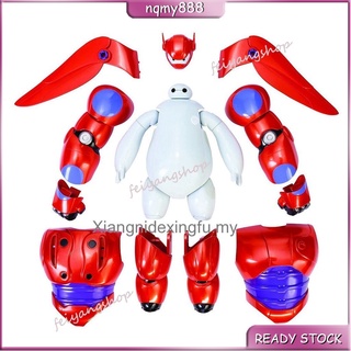 ตุ๊กตาฟิกเกอร์ Big Hero 6 Armor Up Baymax Deformable ของเล่นสําหรับเด็ก