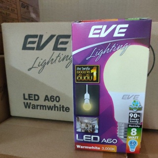 LED A60 8W WW 3000K E27 EVE