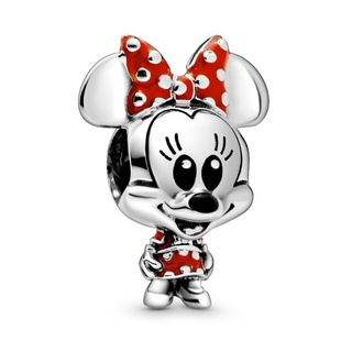 [พร้อมส่ง สินค้าแท้ 💯] Pandora Disney Minnie Mouse Dotted Dress &amp; Bow Charm