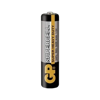 GP Supercell Carbon Zinc ถ่าน AAA 1.5V GP24PLSIS-IS2 แพ็ค 2 ชิ้น ถ่านรีโมท ถ่านไฟฉาย ถ่านนาฬิกา และถ่านของเล่น