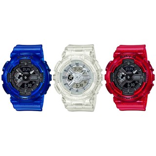 นาฬิกา baby-g  / G-shock  สายสีใส มี 3 สี คู่ ชายหญิง  coral reef MUST HAVE!!!