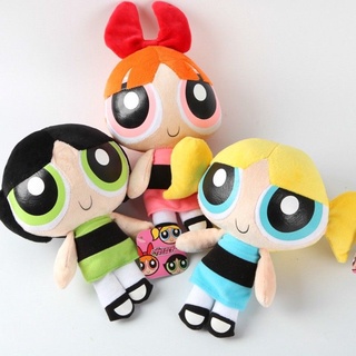 ของเล่นตุ๊กตาการ์ตูน Powerpuff Girls เก็บของขวัญ 20cm