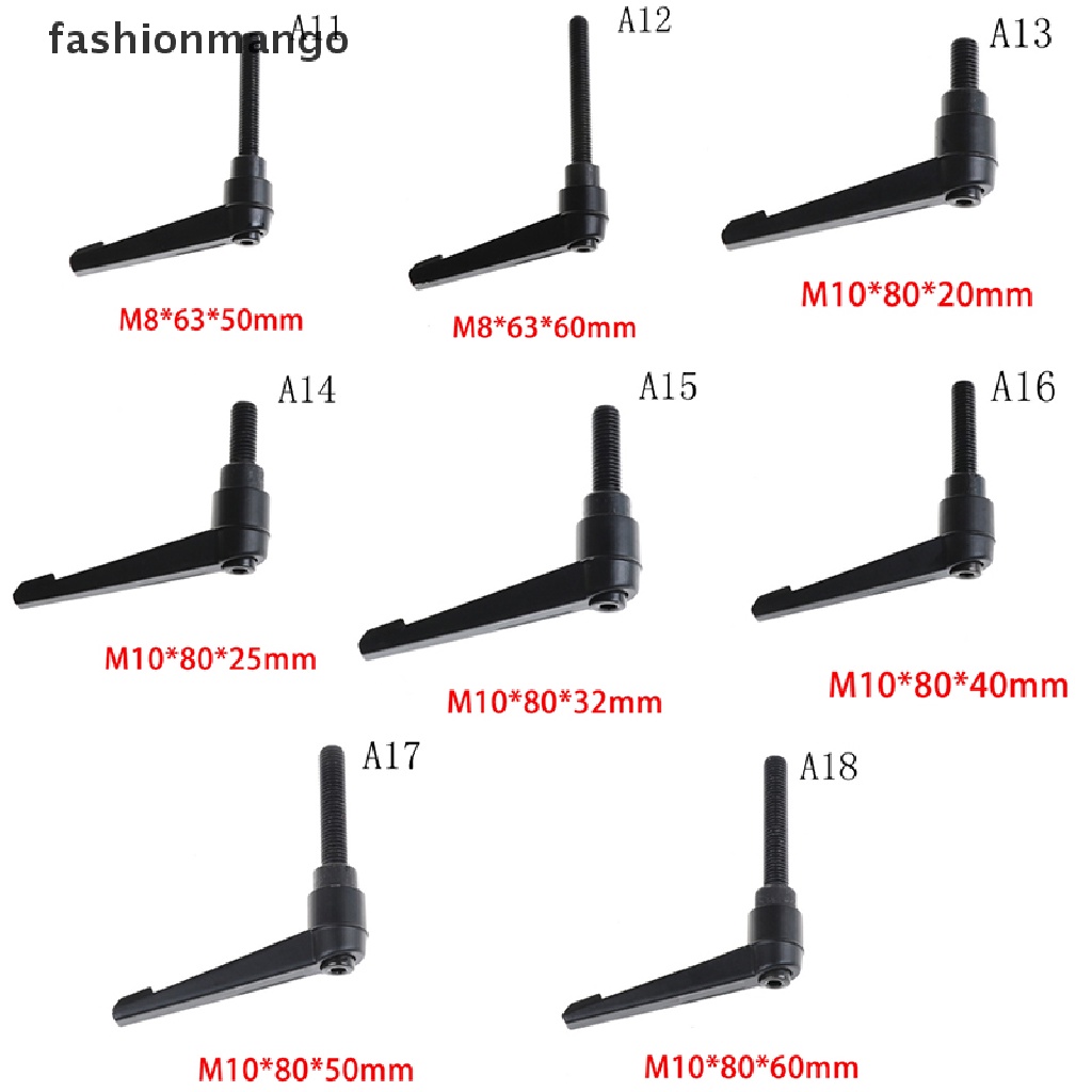 [fashionmango] M6 M8 M10 ใหม่แกนเกลียวแบบปรับได้รูปตัว L หมุนชิ้นส่วนด้ามจับกล New Stock