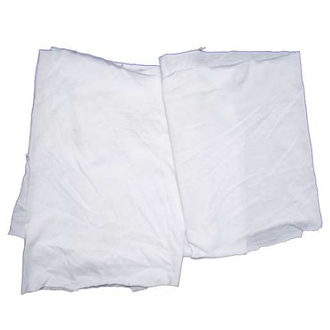 เศษผ้าขาวล้วน ขนาด A4 (ขายยกกระสอบ 25 กิโล)