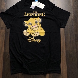 Wi1157 ZARA เสื้อยืด ลาย The Lion King สีดํา Fulltag และฉลาก NWZ5