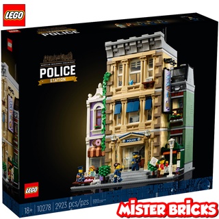 LEGO® 10278 ICONS™ Police Station - Collectible City Building Kit for Adult Builders and Fans