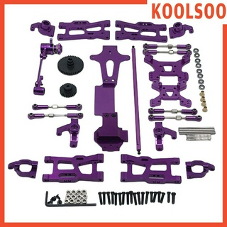 ( Koolsoo ) 1 : 14 Rc ชุดมอเตอร์เกียร์โลหะสําหรับ Wltoys 144001 อะไหล่รถยนต์