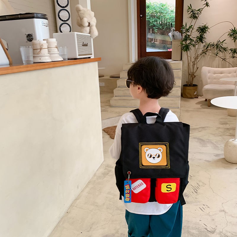 ﹉2022 กระเป๋านักเรียน เด็กผู้ชาย เด็กอนุบาล กระเป๋าเป้ญี่ปุ่นใบเล็กน่ารัก กระเป๋าเป้ลายการ์ตูนน้ำหนักเบา