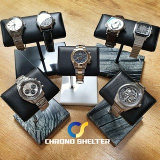 ฐานวางนาฬิกา watch stand CHRONO SHELTER เบาะหนังแท้เกรดพรีเมียม