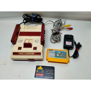 Famicom ชุดไฟไทยพร้อมเล่นแถมตลับมารีโอ้แท้ จอยแบบโทโบ ระบบAV ต่อทีวีรุ่นใหม่ๆได้เลยสายAVยาว3 เมตร