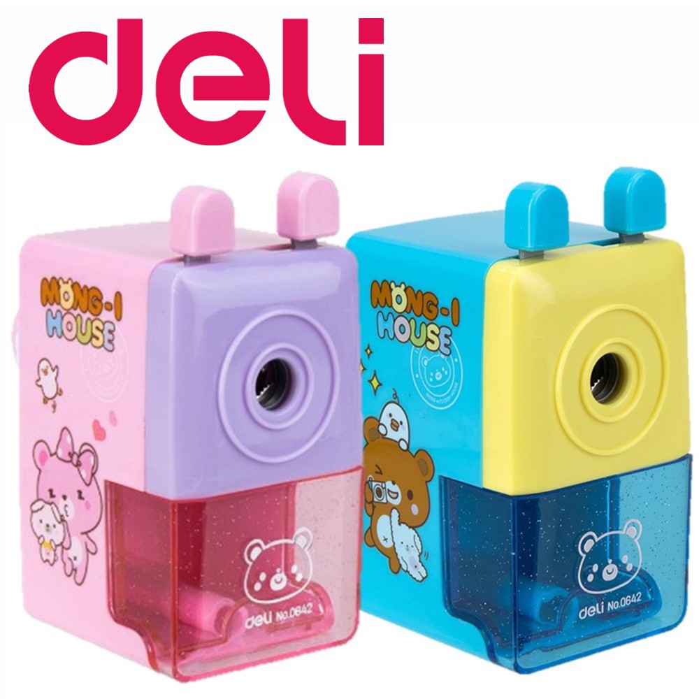 กบเหลา กบเหลาดินสอ ดินสอ ตั้งโต๊ะ deli No.0642