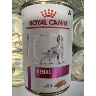 Royal Canin Renal Dog Can อาหารสุนัข ประกอบการรักษาโรค สุนัขโรคไต ขนาด 410g.(หมดอายุปี 2024)