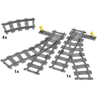 [ของแท้ มือ 1] LEGO 7895: RC Train-  Switching Tracks / ไม่มีกล่อง