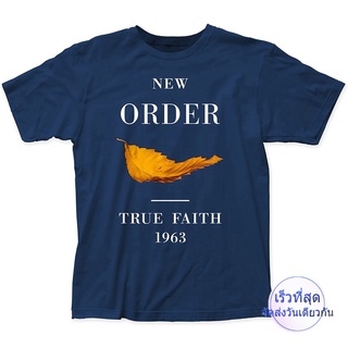 เสื้อยืดผ้าฝ้าย พิมพ์ลาย True Faith Fitted สําหรับผู้ชาย