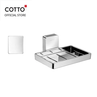 COTTO ชุดที่วางสบู่แม่เหล็กพร้อมฐาน รุ่น CT0314(HM) แมกนีโต (ไม่ต้องเจาะ)