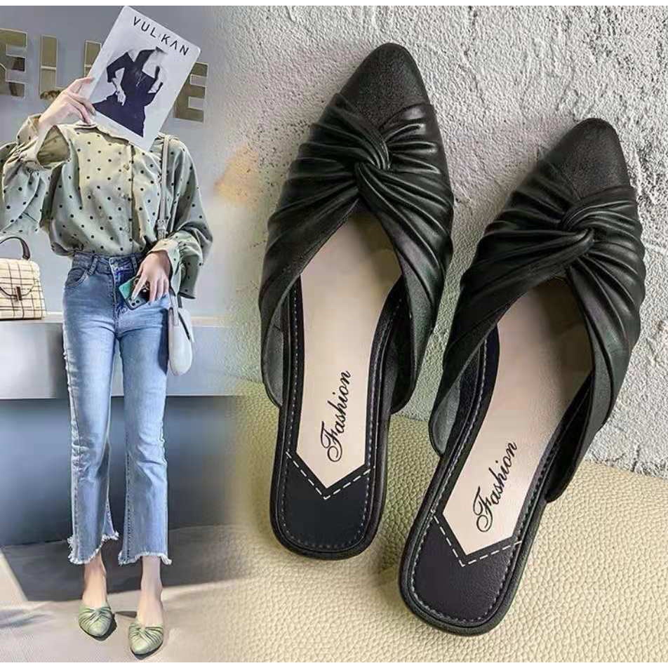 รองเท้าแตะของผู้หญิงใหม่มี3สี ภายนอกสวมใส่แฟชั่น กันลื่น ด้านล่างนุ่ม 168 - รูปที่ 4