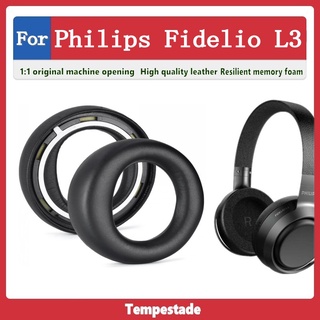 แผ่นหนังครอบหูฟัง แบบเปลี่ยน สําหรับ Philips Fidelio L3