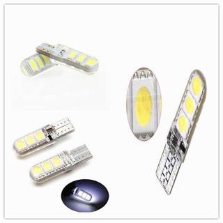 T10 W5W 6 SMD CANBUS 5050 Car Interior Led Lights DC 12V Waterproof No Warning Error Free Lamps-2PCS