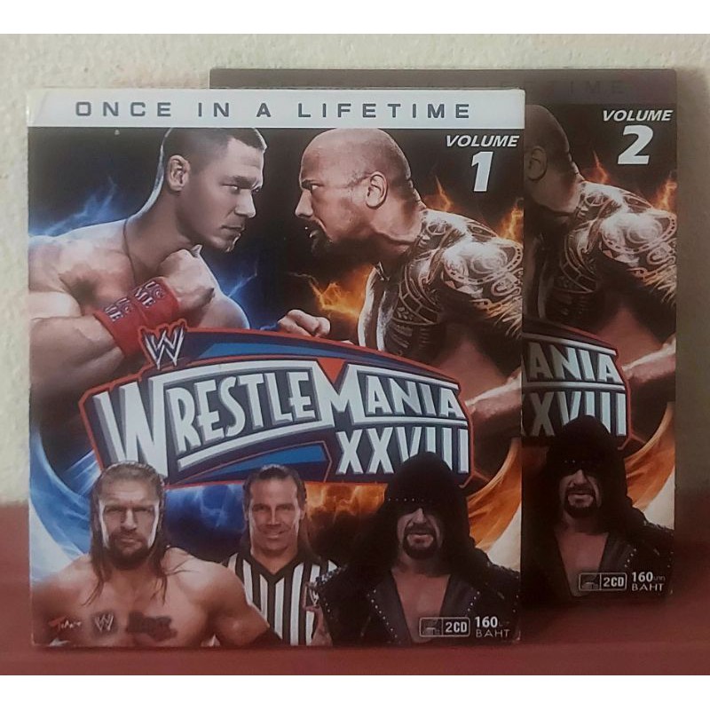 แผ่น CD มวยปล้ำศึก Wrestle Mania XXVIII ชุด 1-2