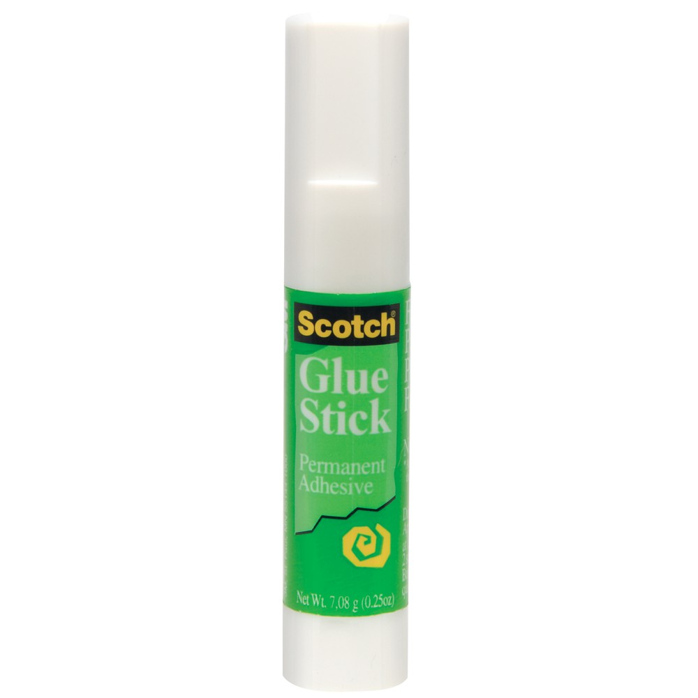 3M Scotch กาวแท่งสีขาว 6008 สก๊อซ์ Glue Stick ขนาด 7.08 g. (แพ็ค 6ชิ้น)