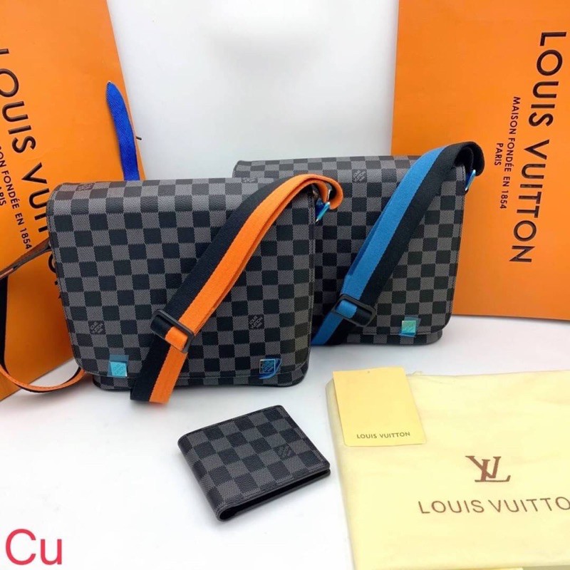 กระเป๋าสะพายข้างผู้ชาย Louisvuitton หลุยส์ กระเป๋าหลุยส์ ไซค์10”