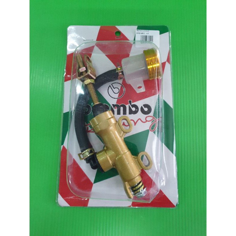 ปั้มกระทุ้งหลัง sonic,dash,ls125,jr120 แต่งสีบรอนซ์ทอง ปั้มเบรคหลัง sonic