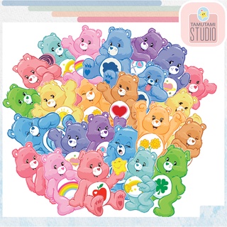 Sticker Carebear Set A Size M และ L สติกเกอร์ลาย Carebear Set A  ขนาดกลางและใหญ่ มีให้เลือก 24 แบบ สติกเกอร์กันน้ำ