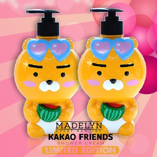 Madelyn KAKAO FRIENDS ครีมอาบน้ำแพคเกจตัวการ์ตูน Shower Cream Sweet Watermelon (RYAN) 350ml