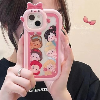 เคสโทรศัพท์มือถือ TPU กันกระแทกสี่มุม ลายเจ้าหญิง สําหรับ iPhone 13 13pro 13prm iPhone 11 7Plus 8Plus Xr XS 13 12 Pro Max