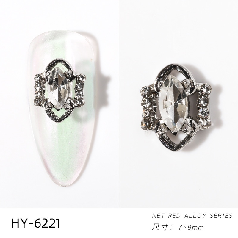 ใหม่ อุปกรณ์ตกแต่งเล็บ เพทาย ไข่มุก เพชร สวยหรู สําหรับตกแต่งเล็บ Diy - รูปที่ 7