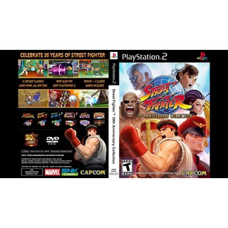 แผ่นเกมส์ PS2 Street Fighter 30th anniversary collection