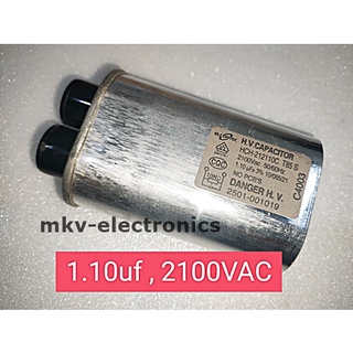 (1ตัว) 1.10uf , 2100vac คาปาซิเตอร์ ไมโครเวฟ (รหัสสินค้า M03043)