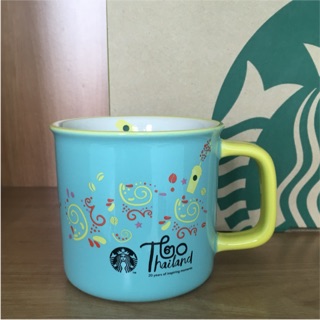 Starbucks แก้ว Mug สีฟ้า ฉลองครบรอบ Starbucks Thailand 20 ปี