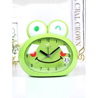 Cute Cartoon Voice Mute Night Light Children Alarm Clock Bedside Bedroom LED Digital Clock Creative Frog Students Alarm