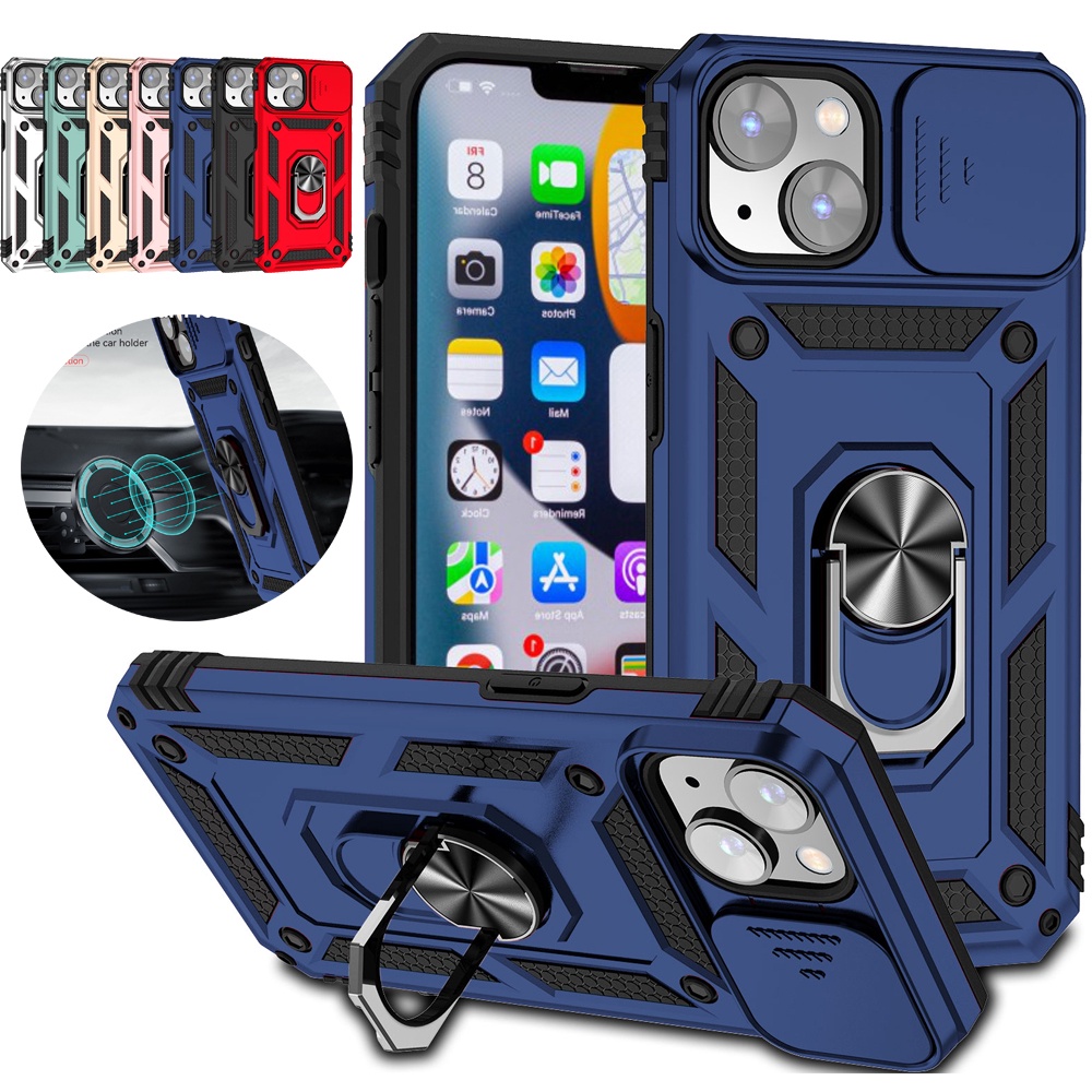 Armor Shockproof Phone Case For iPhone 14 13 12 11 Pro Max Magnetic ...