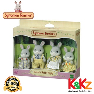 Sylvanian Families Cottontail Rabbit Family / ซิลวาเนียน แฟมิลี่ ครอบครัว คอตต้อนเทล แรบบิท