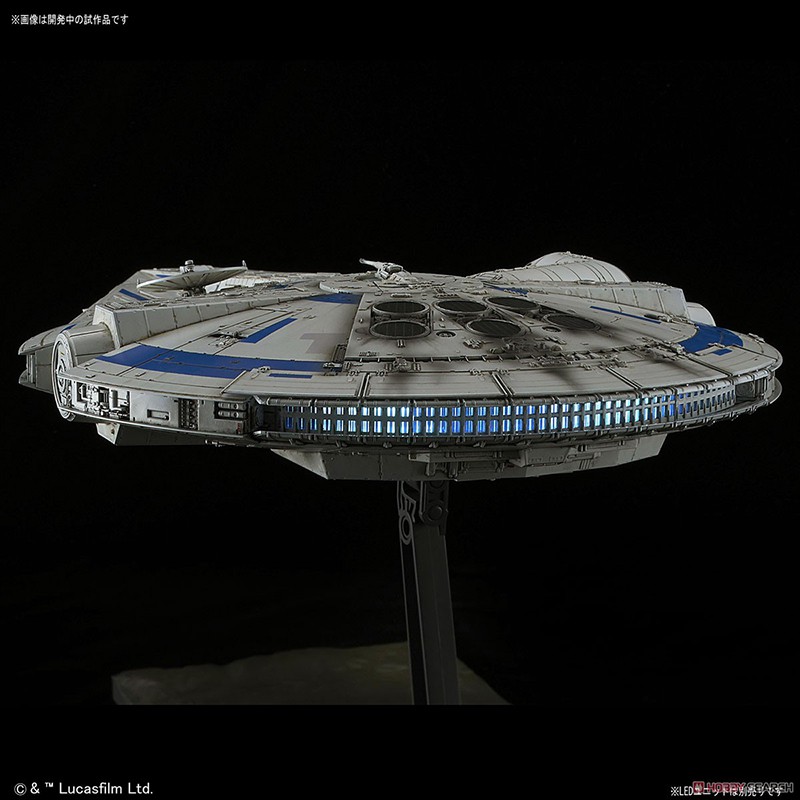 บันได Star Wars 1/144 มิลเลนเนียมฟอลคอนยานอวกาศ Ranger SOLO ฮัน SOLO ...