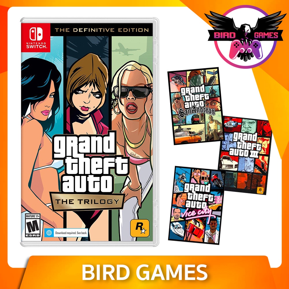 Nintendo Switch : Grand Theft Auto The Trilogy The Definitive Edition [แผ่นแท้] [มือ1] [GTA]