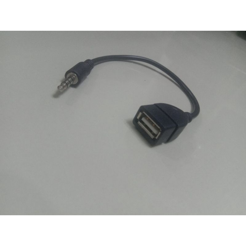AUX to USB  สายเชื่อมสัญญาณ
