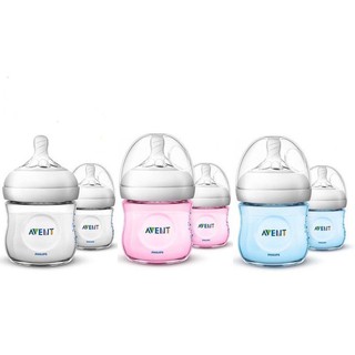 Avent Natural ขนาด 4 oz.จุกเบอร์1 ( ขาว )