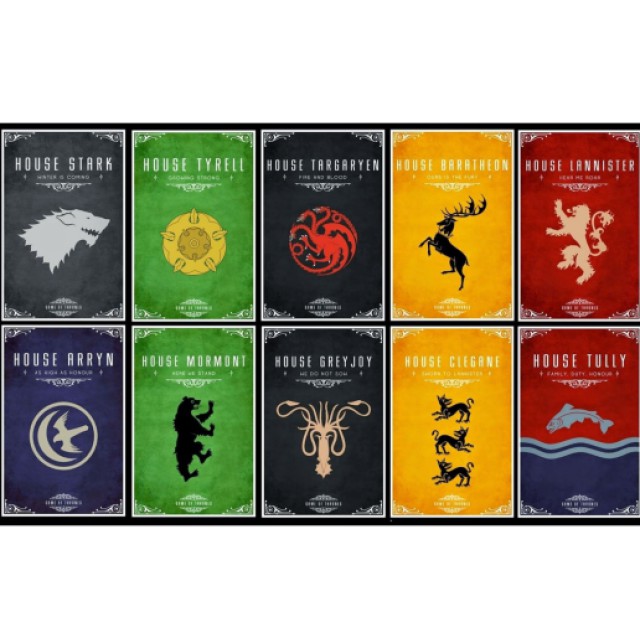 มี 10 ลาย หัวเปลี่ยนตราประทับครั่ง Game of thrones ขนาดเส้นผ่าศูนย์กลาง 2.5 ซม. (seal for sealing wa