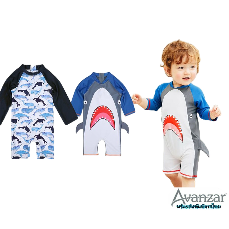 ส่งทันทีจากไทย 💥ชุดว่ายน้ำ Body น่ารักสำหรับเด็ก  💥Ananzar🌊รหัส 257