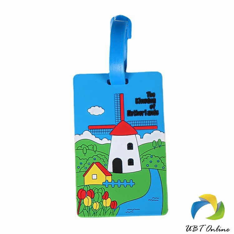 UBT ป้ายห้อยกระเป๋า PVC ป้ายติดกระเป๋าเดินทาง แท็กกระเป๋าเครื่องบิน  luggage tag